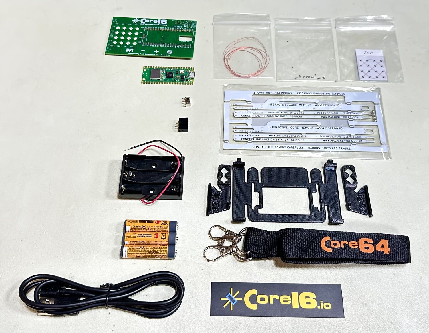 Core16 Interactive Core Memory Kit (V0.2) — Core64 - Interactive
